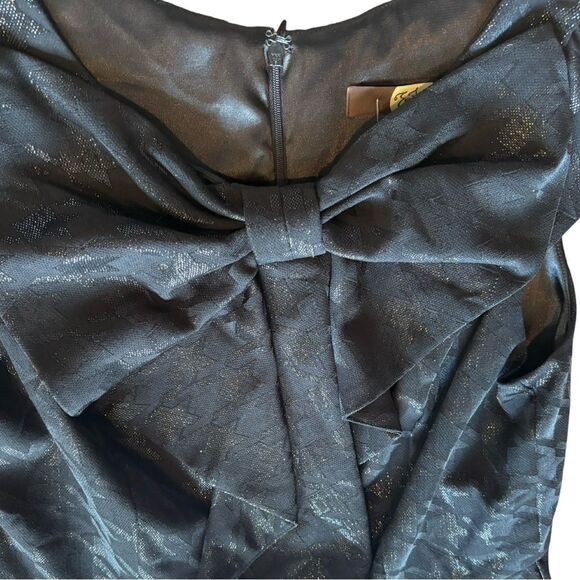 Anthropologie NWT Black Ruffle Peplum Blouse - Picture 4 of 7